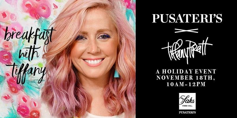 Celebrity interior designer @theTiffanyPratt and <a href="/PusaterisFoods/">Pusateris Fine Foods</a> re-imagine the holidays at #SaksSherwayGDNS Nov 18th!
eventbrite.ca/e/breakfast-wi…