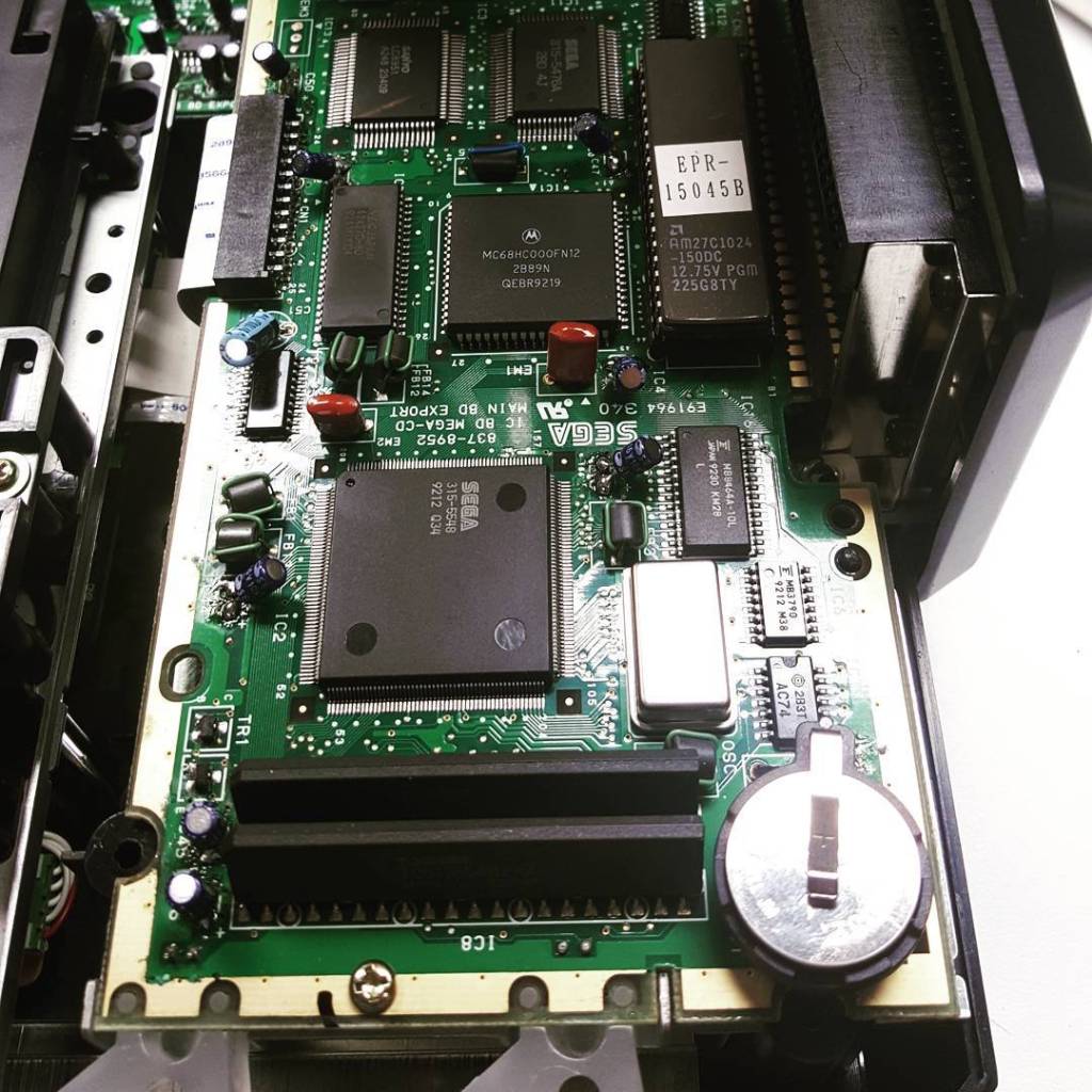 retrotechinfo's tweet photo. Just wrapping up a #segacd #capacitorreplacement and #savebattery mod for a cust… https://t.co/2kutPnPfTl https://t.co/R38z9eh9QD