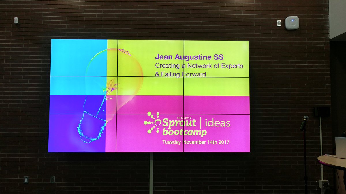 SproutYourIdeas's tweet photo. Ready for round 2 @JeanAugustineSS discussing #SocEnt &amp; #innovation! https://t.co/urmxCLwSbY