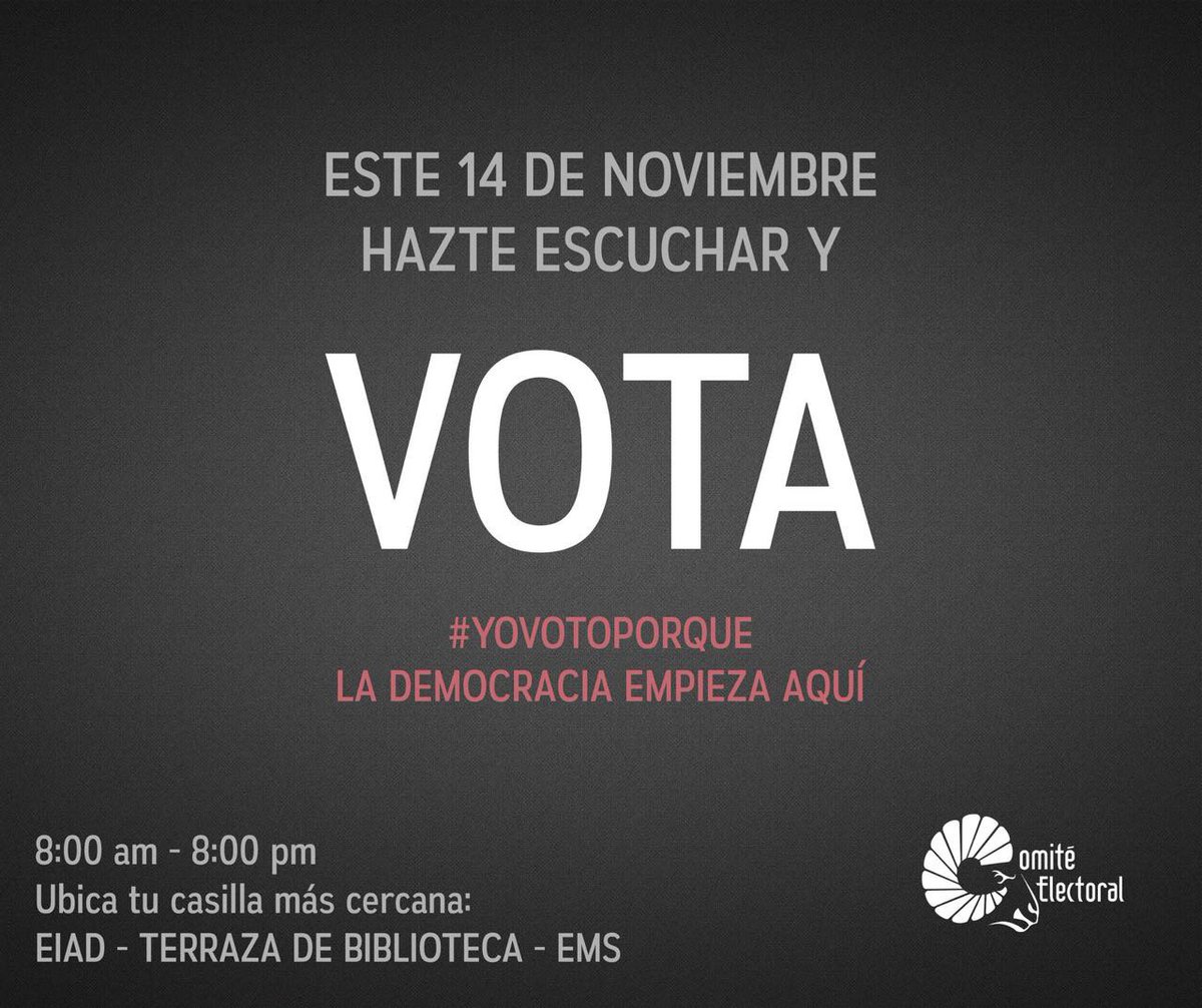 CVCGda's tweet photo. La democracia empieza aquí. ¡Te esperamos para que votes! https://t.co/2txkGEJ6m5