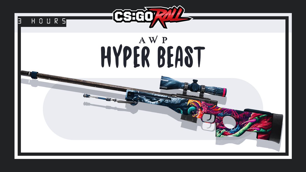 CSGORoll's tweet photo. AWP | Hyper Beast MW

- RT &amp; Follow
- Enable notifications on CSGORoll
- Play Free Spin https://t.co/eVBIdbhBWj

Good luck! https://t.co/1i1wrQceYn