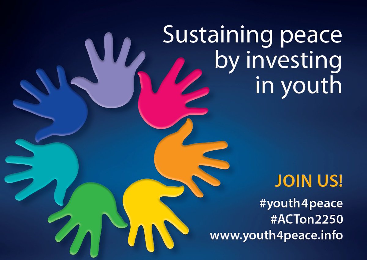 UNDP4Youth's tweet photo. All you need to know about:
☮️ #UNSCR2250
☮️ How YOU can #ACTon2250
☮️ #Youth4Peace Consultations &amp; Progress Study
In 1 (fab!) place 👉 https://t.co/KNe2rQTKSv
via @UNPeacebuilding @SFCG_ @unoy_peace @UNDP
#MyPeace #PeaceConf17 https://t.co/9m2PmvqtiJ