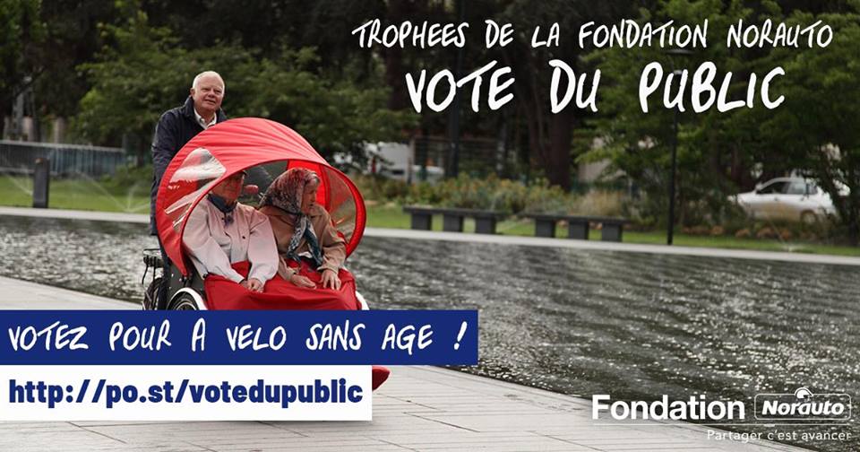 Explosez le compteur et nous aurons financé un vélo itinérant pour prêter partout en France! Faites voter vos amis, votre grand mère ! 
po.st/votedupublic