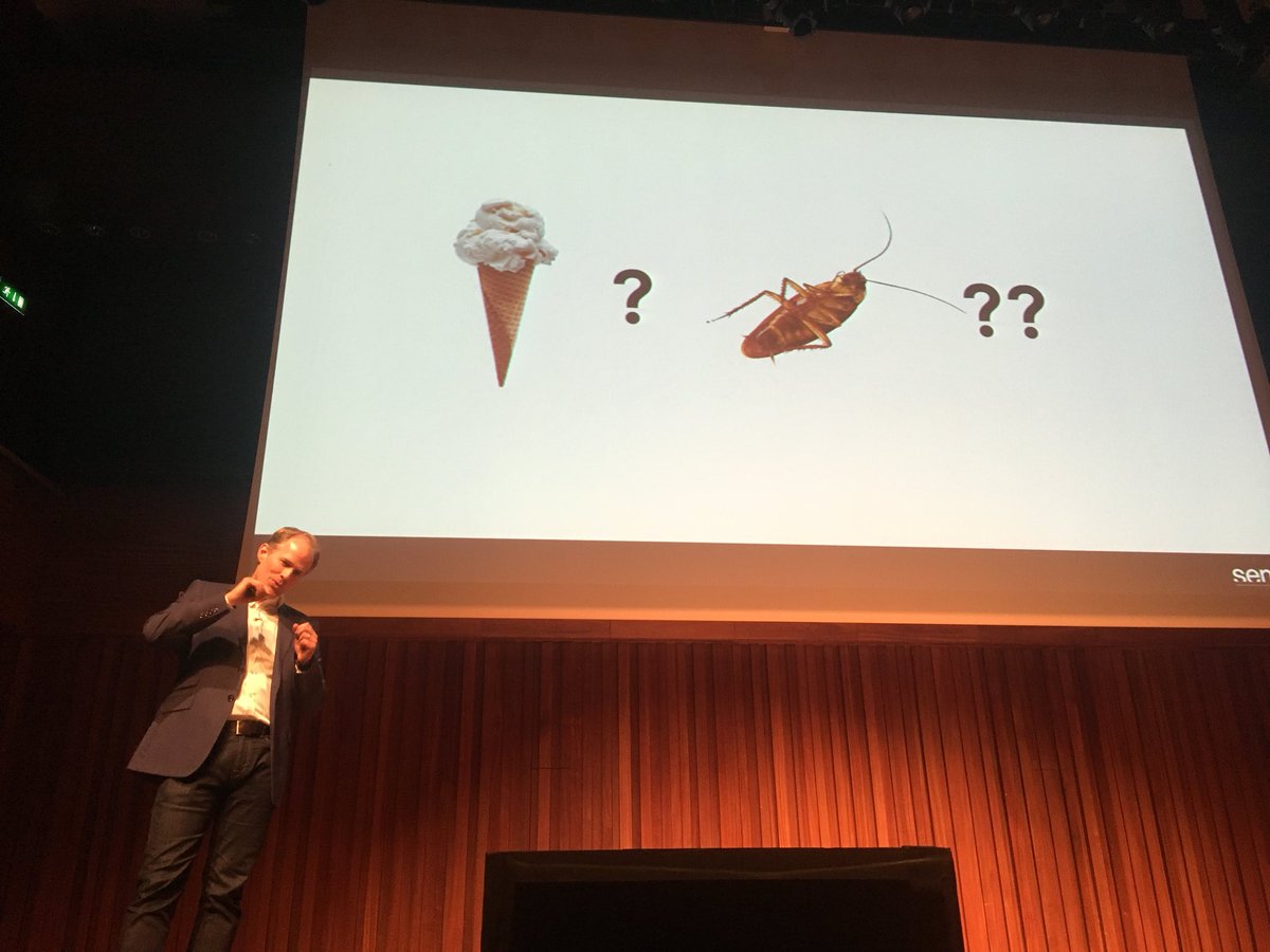 creativebrief's tweet photo. Insect ice cream? I know what you’re all thinking and yes, there’ll be some to taste in the next break session @senselondon @TheEconomist #BITELIVE https://t.co/t0TYh8gB3I