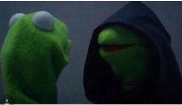 TheRealKermit2's tweet photo. ME: This is really a healthy relationship and I really like this person.

MY MIND: Ruin it

ME: But-

MY MIND: I said ruin it. https://t.co/xqyuoSQJ3C