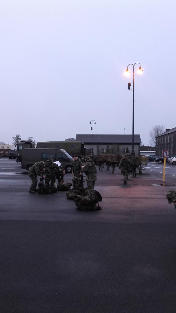 DFPRB's tweet image. 6th Infantry Battalion conducting 3 days tactical training in the Slieveblooms #developingcapability @defenceforces