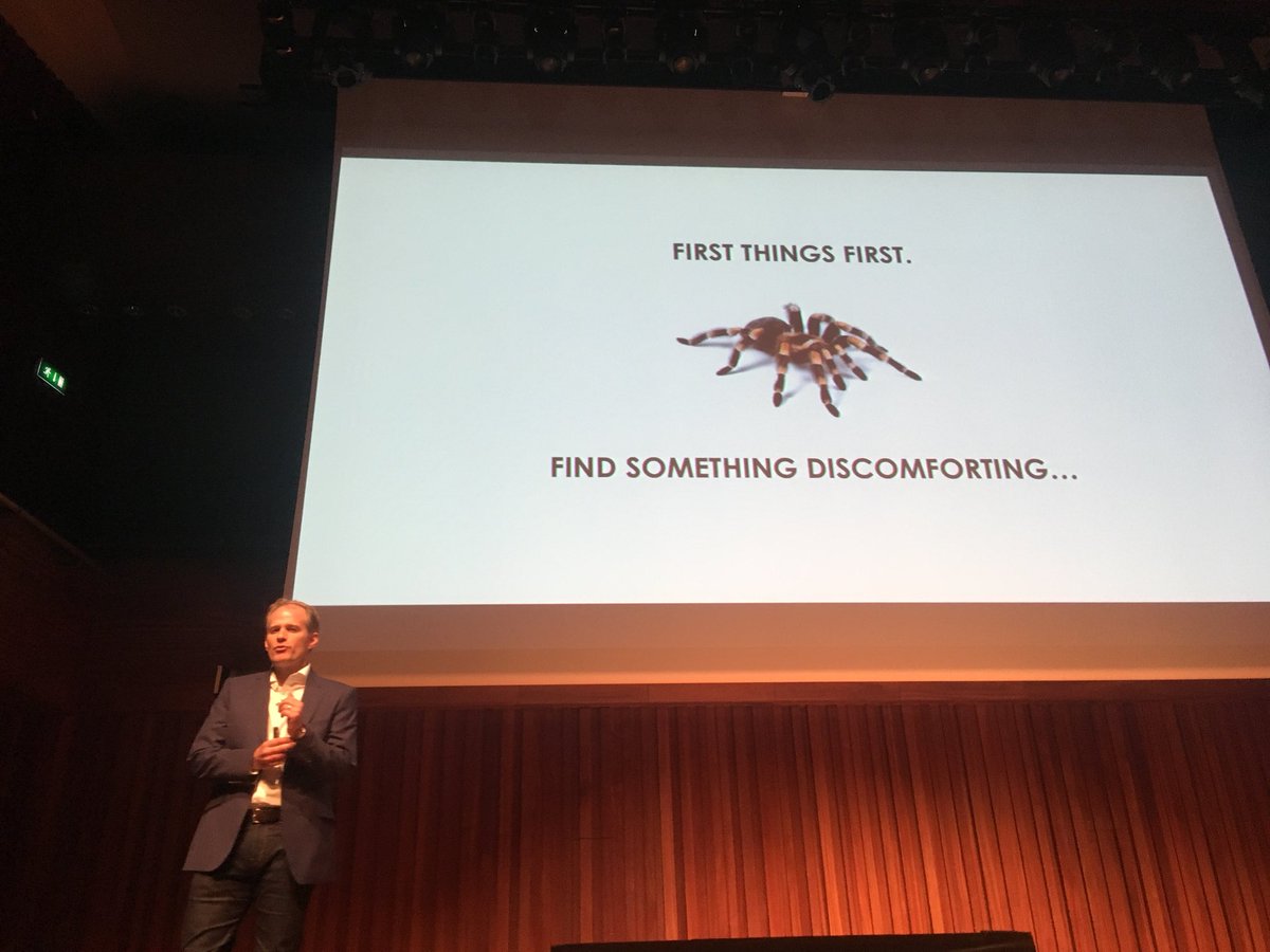 creativebrief's tweet photo. There’s that theme again - “Find something discomforting” says @senselondon’s @nickadamsense #BITELIVE https://t.co/UYhuod3nFx