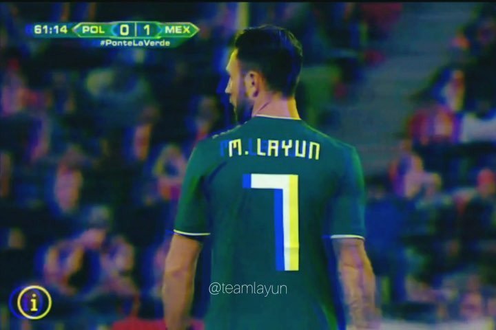 teamlayun's tweet photo. #VideoLayun 🇵🇱 0 x 1 🇲🇽 | 🔜 #Rusia2018 🏆 | @Miguel_layun 🧔🏻🤙🏻 #VamosQueVamos https://t.co/AR6EcfnNtP https://t.co/nWNO0ZcwPb
