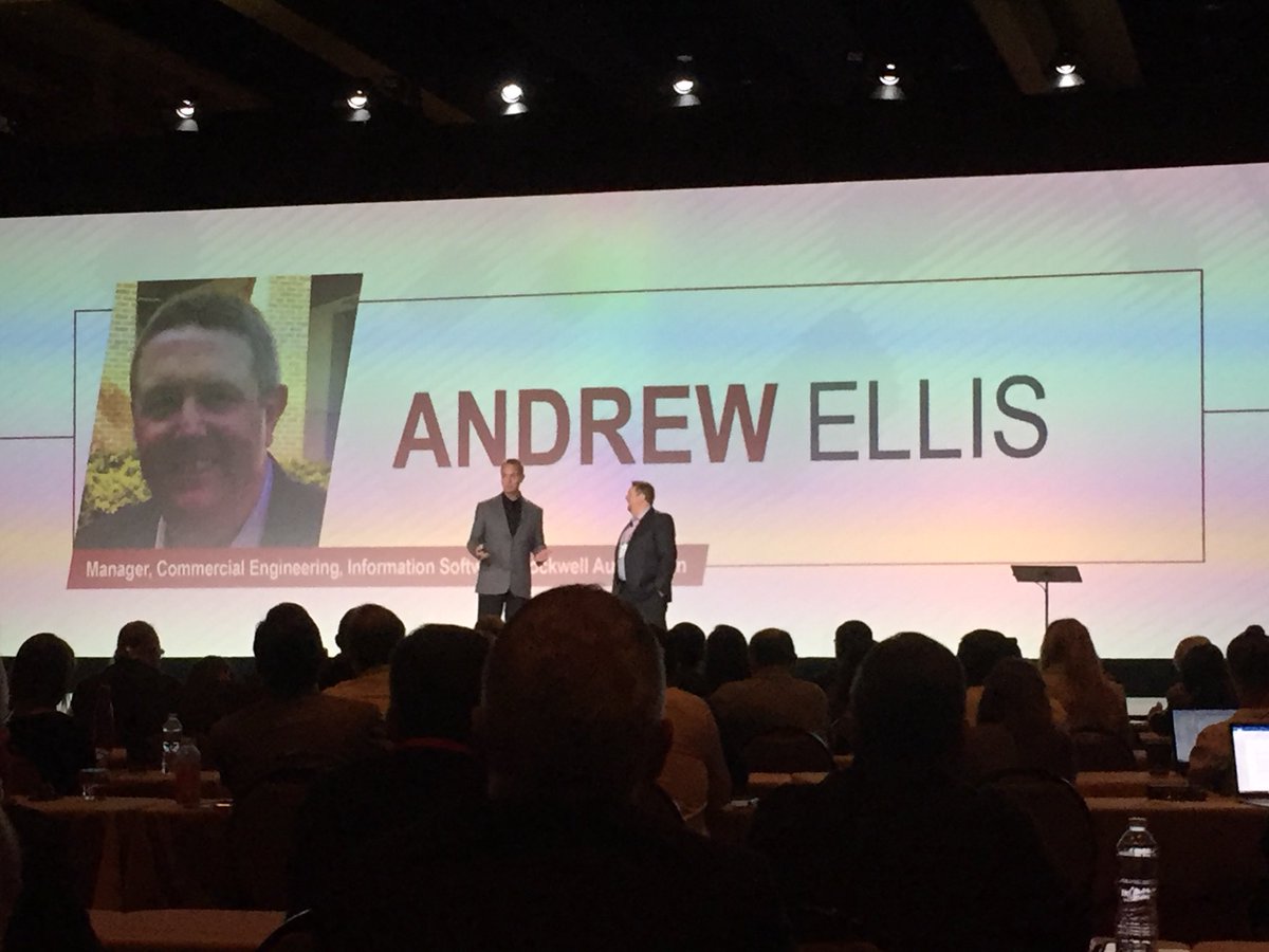 EFParkinson's tweet photo. @AndrewEllis_RA on The value of Advanced Analytics & #ProjectScio #IIoT #livedemo #AutoFair17 https://t.co/JDC7FiO40P