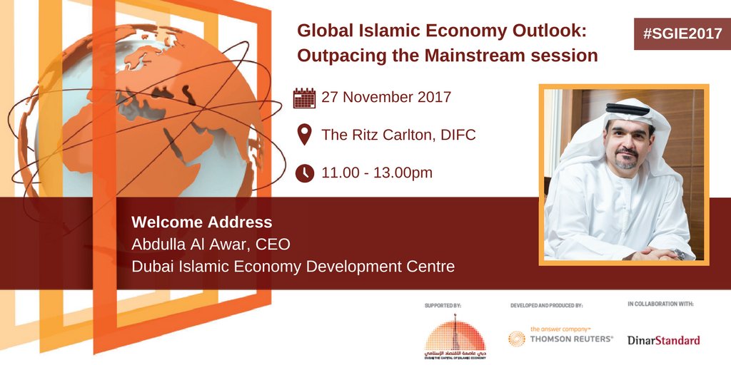 GIESummit's tweet photo. Join us at the launch of the State of the Global Islamic Economy Report session as a part of the #IEAward ceremony on November 27 at the Ritz Carlton #SGIE2017 @RitzCarlton @AlawarAbdulla @IEDCDubai  To register visit https://t.co/SqqOLUlqGO https://t.co/ysm9icEOix