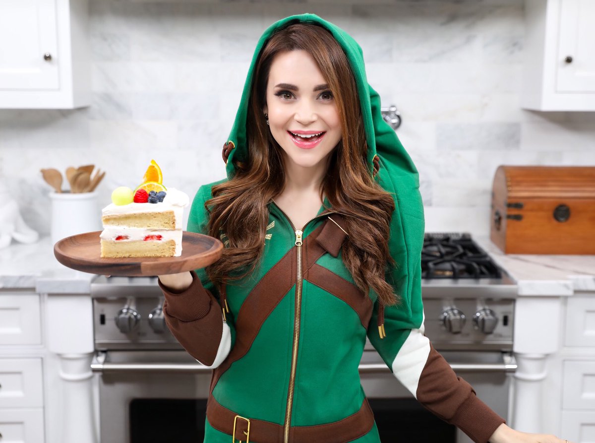 Rosanna Pansino On Twitter New Video Made A Zelda Fruitcake Themed Dessert From The Video