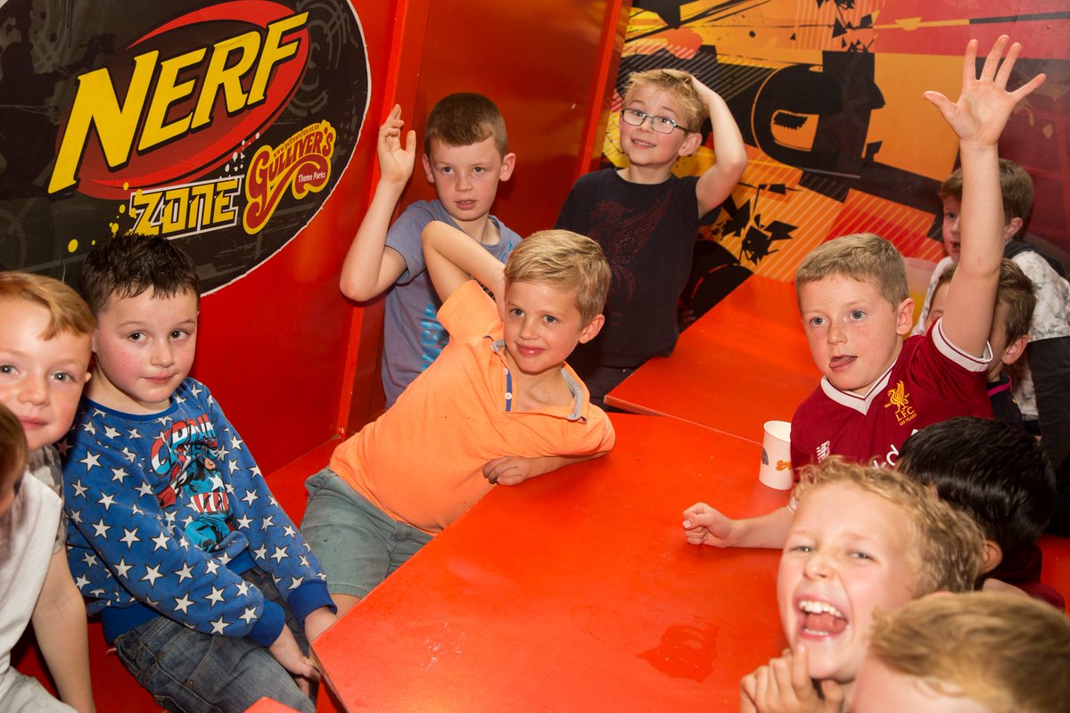 gulliversfun's tweet photo. 20% Off NERF Zone Birthday Parties at Gulliver's! Just use code NRF17 before the end of this month #NERFEMBER #NERF https://t.co/LiKJrxcZ9d https://t.co/KLjl1Y5qDW