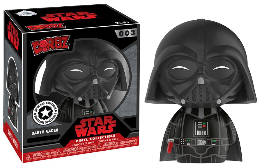 RT &amp; follow <a href="/OriginalFunko/">Funko</a> for the chance to win a Darth Vader Dorbz!