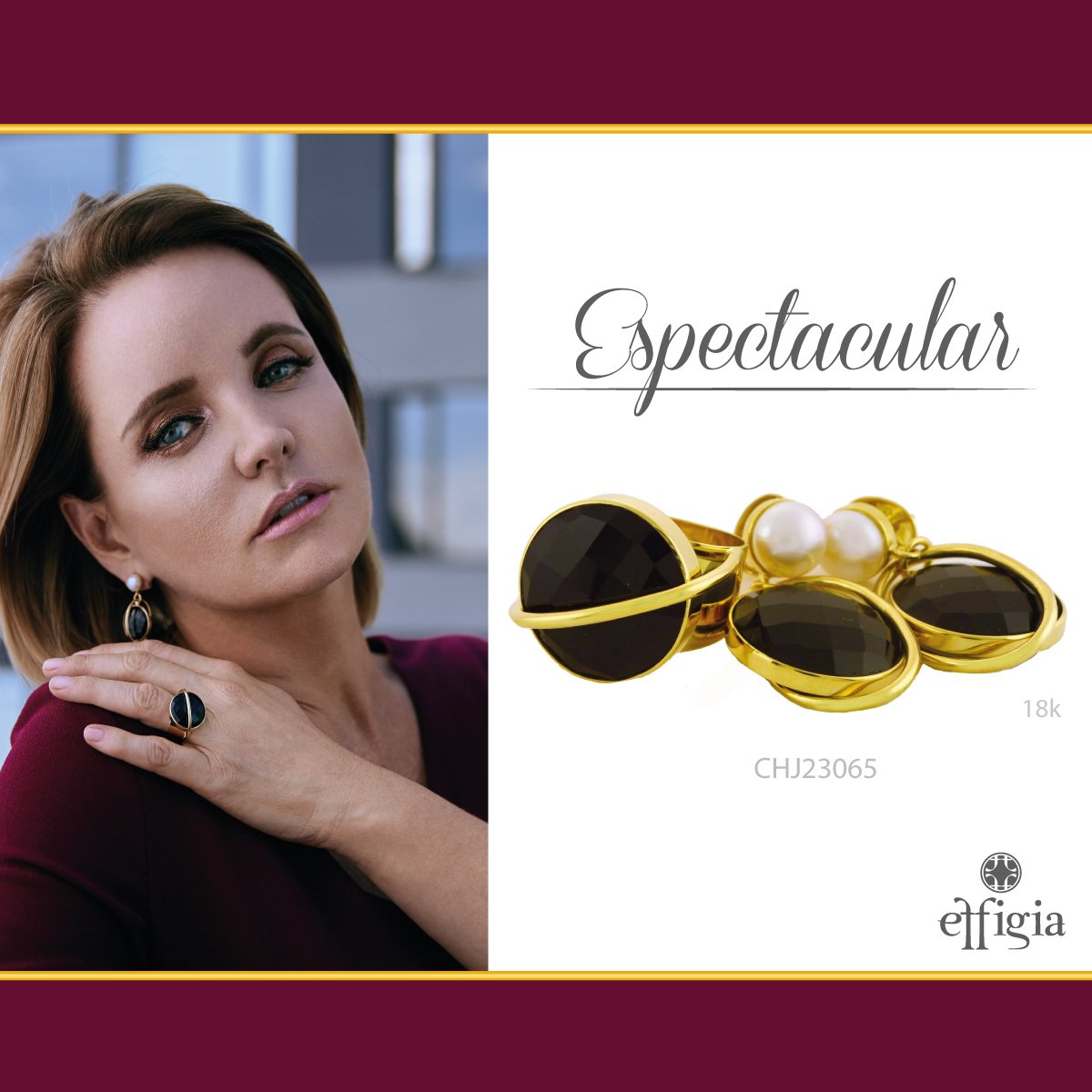 EffigiaJoyas's tweet photo. Luce espectacular con este elegante juego de oro amarillo de 18K con Onix y perlas. ¡Brilla con Effigia! #Joyas #Oro #MujerEffigia https://t.co/4dIPX6Dpzd