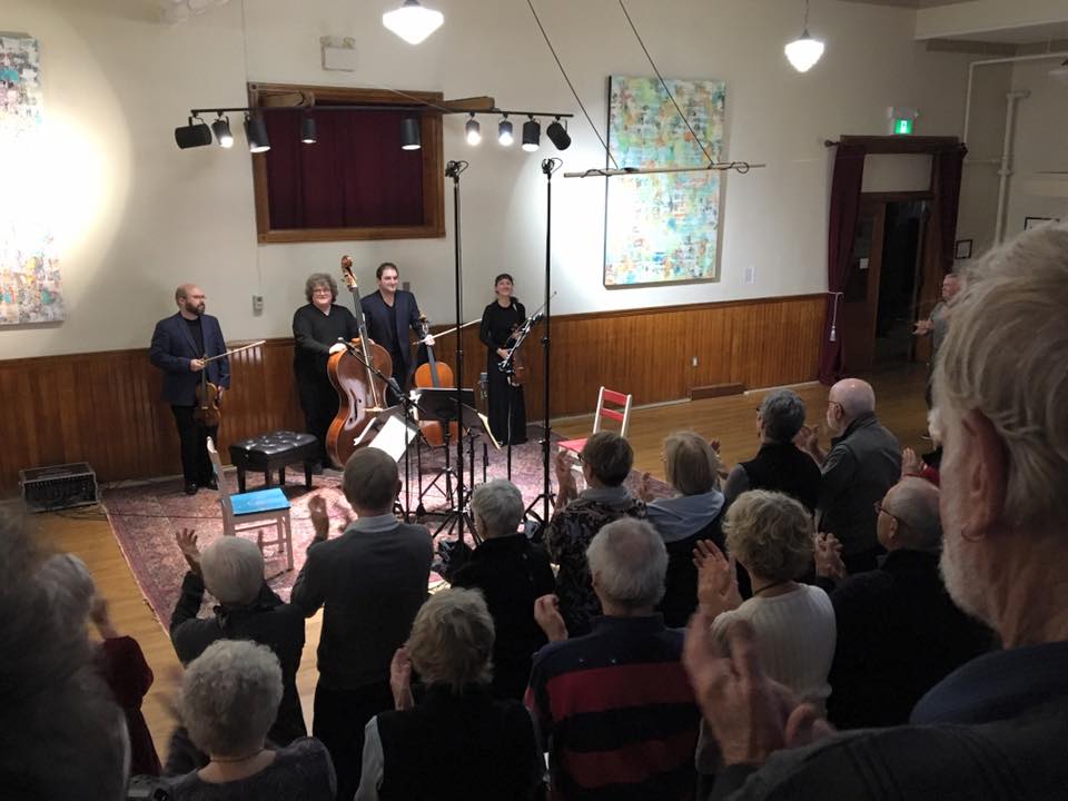 Still basking in the happy glow of Sunday's performance of Rossini's Sonate a quattro by <a href="/markfewer/">Mark Fewer</a> @BrunoYolanda <a href="/jlnschwarz/">Julian Schwarz</a> and @quarrin #Lunenburgmusic #superstrings