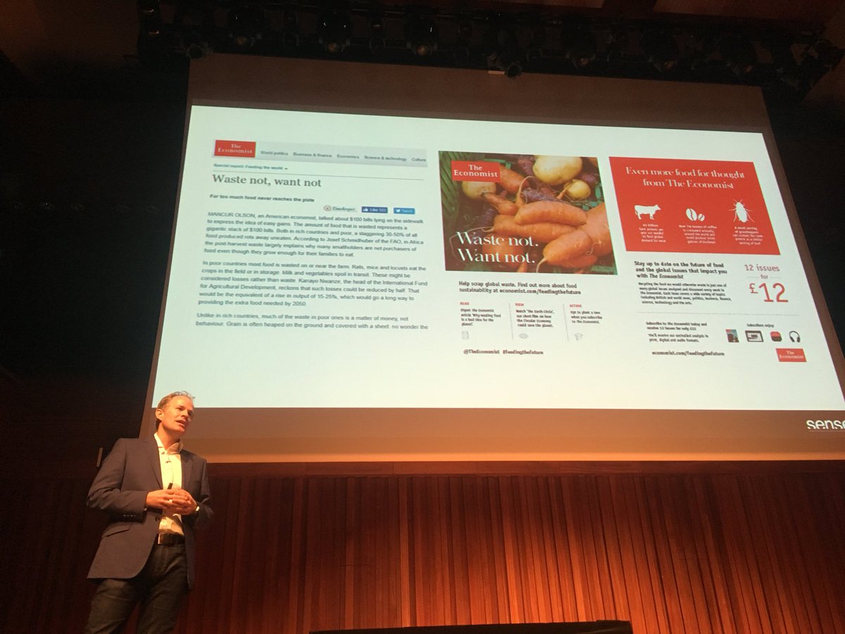 creativebrief's tweet photo. Really incredible to see how @senselondon and @TheEconomist developed a strategy of discomfort futures - tying The Economist’s content in with #realworldexperiences #BITELIVE https://t.co/qhcaRDVydX