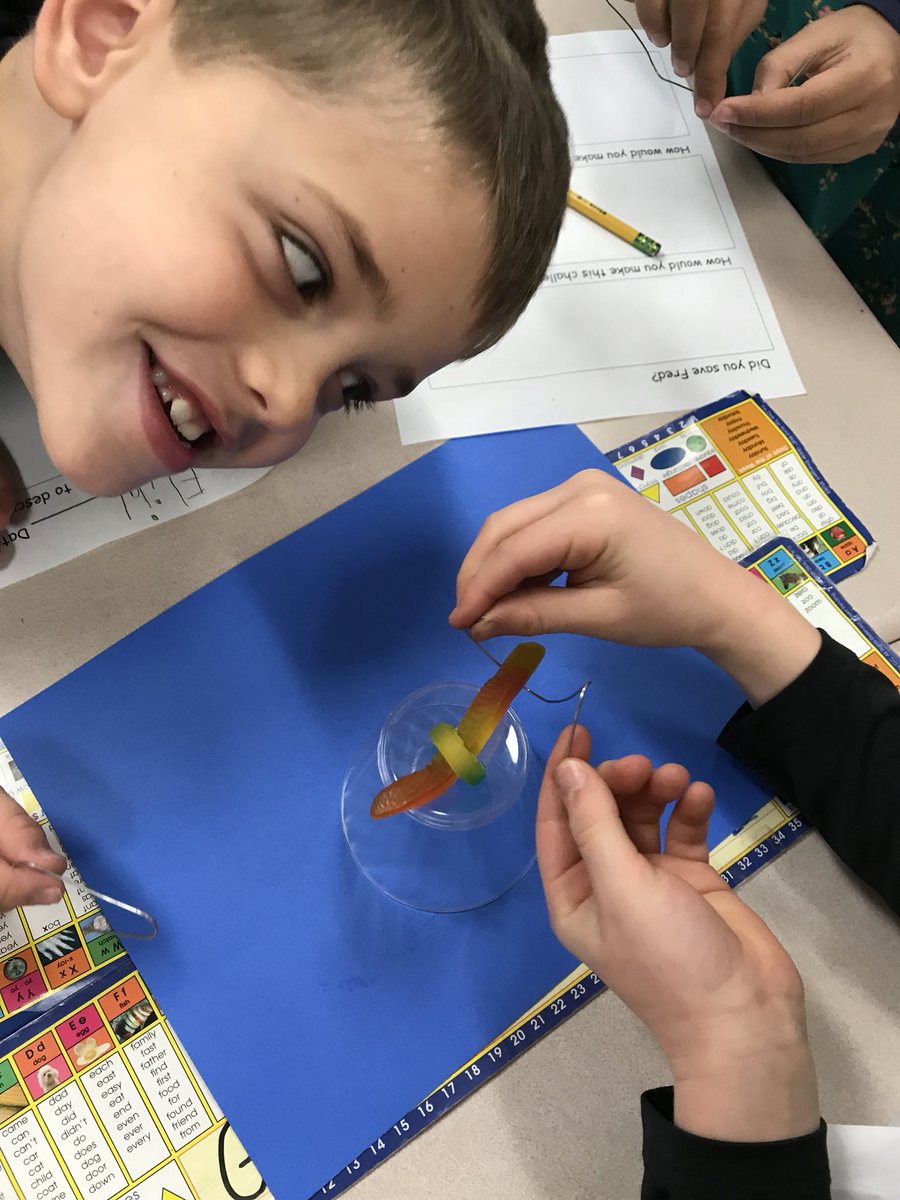 We have saved Fred the Worm! #AmericanEducationWeek #firstgrade #NLE17