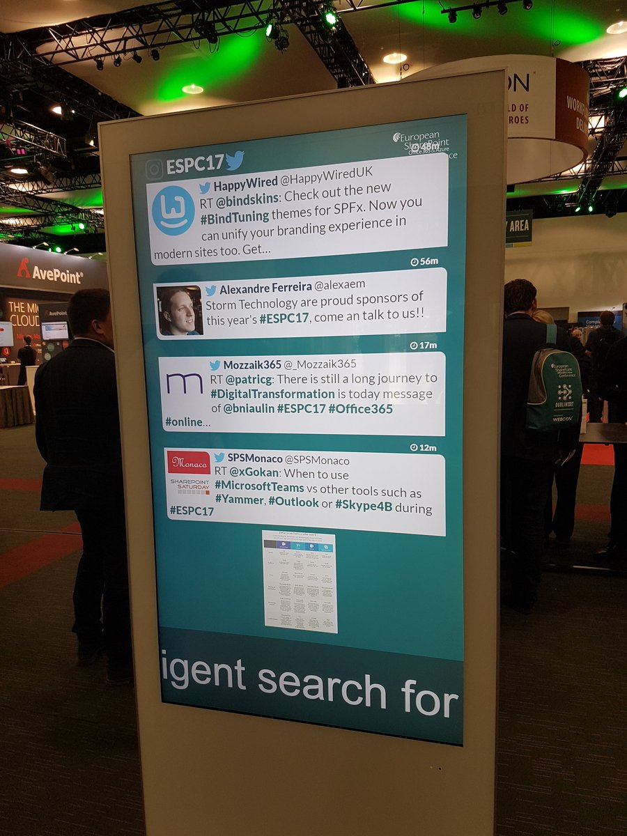 sharepoint2016's tweet image. Live tweets at #ESPC17
