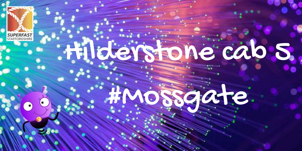 GigafastStaffs's tweet photo. One year ago today Hilderstone cab 5 in #Mossgate went live! Have you ordered your #superfast broadband yet? https://t.co/Qsi3QIPixS