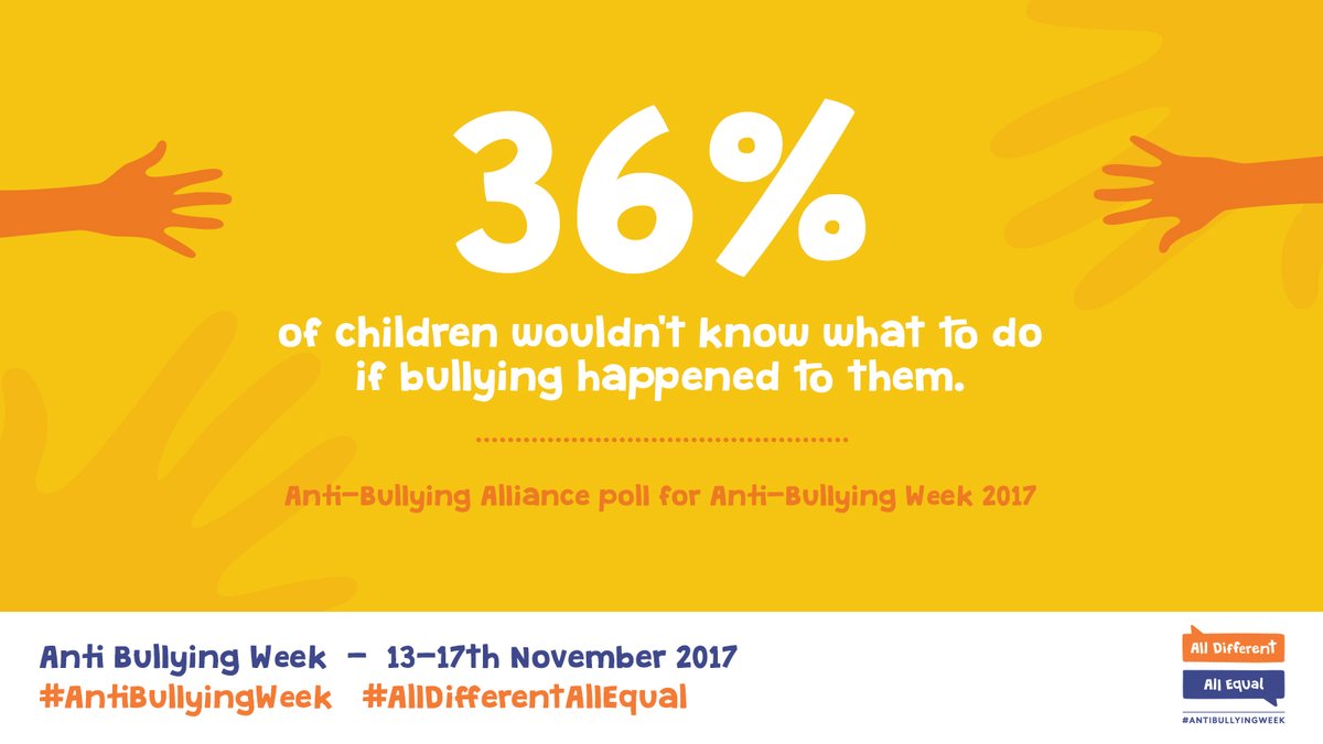 ncbtweets's tweet photo. Worryingly more than 1/3 of children polled say teachers don't do enough to educate them about what to do if bullying happens to them. See the full results here: https://t.co/PhSfnaOv5R  #AntiBullyingWeek https://t.co/ARUG6OJGMu