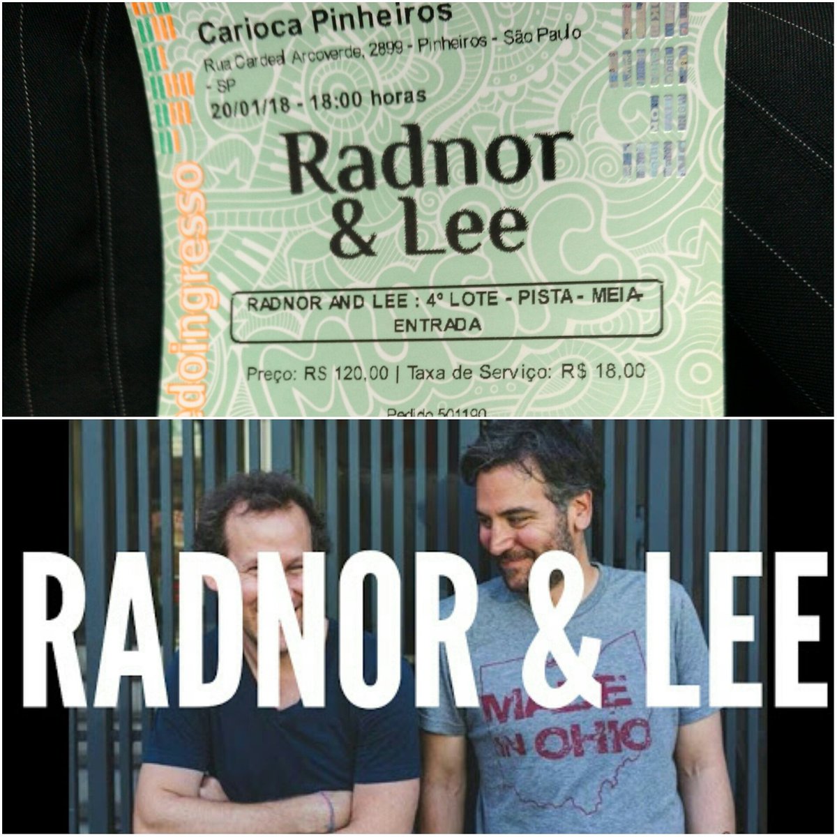andradesubzero's tweet photo. @radnorandlee here we go!
January 20th, 2018 in Sao Paulo, Brazil.
@JoshRadnor @benleemusic #radnorandlee https://t.co/dr7M9OYTkT