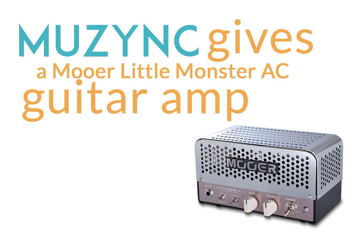 muzync's tweet image. Do you want a guitar amp? @muzync gives you a Mooer Little Monster AC😝 Sign up on muzync.com