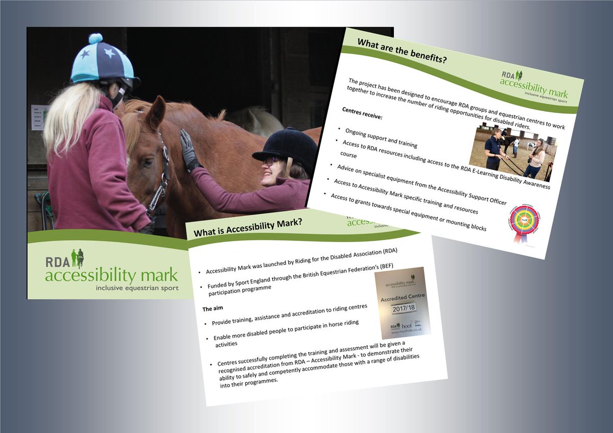 JoHayward_RDA's tweet photo. Great day yesterday at the @BritishHorse Proprietors Conference. Enjoyed the chance to talk to the centres about @RDAnational Accessibility Mark how it could help their development https://t.co/CBZT4AOCNf