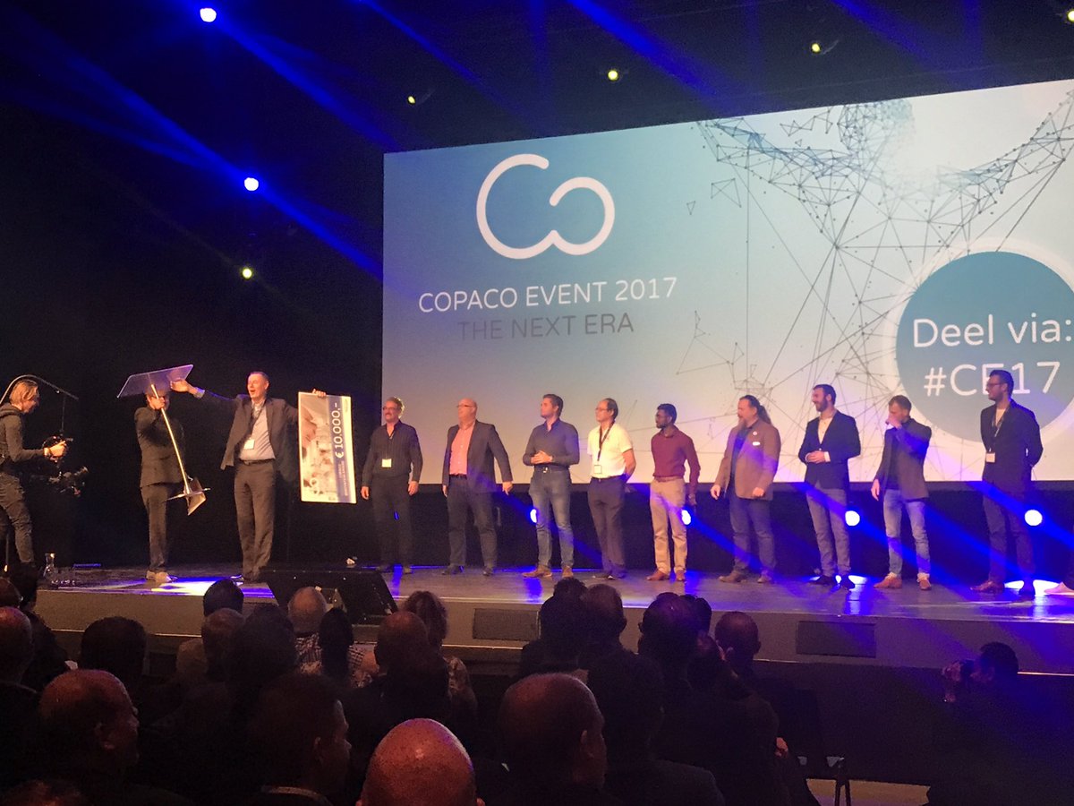 copaconederland's tweet photo. En de winnaar van de Copaco #InnovationAward🏆 is Xignal met slimme muizenval! #CE17 #innovatie https://t.co/f3HB2yNPVi