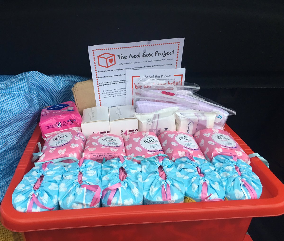 RedboxBarrow's tweet photo. Our 8th Red Box now in St George's School โค๏ธ. Thank you for being part of this project #RBP #periodprojects https://t.co/KXDrnJodS7