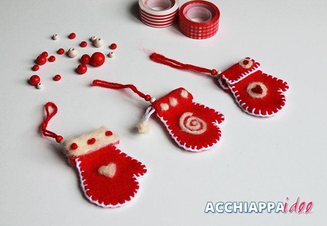 Acchiappaidee's tweet photo. Feltro e lana cardata per i miei guantini diy da appendere per #Natale Tutorial: https://t.co/o1YxeE3YV7 #Natalekreattivo https://t.co/POvAqiOO5F