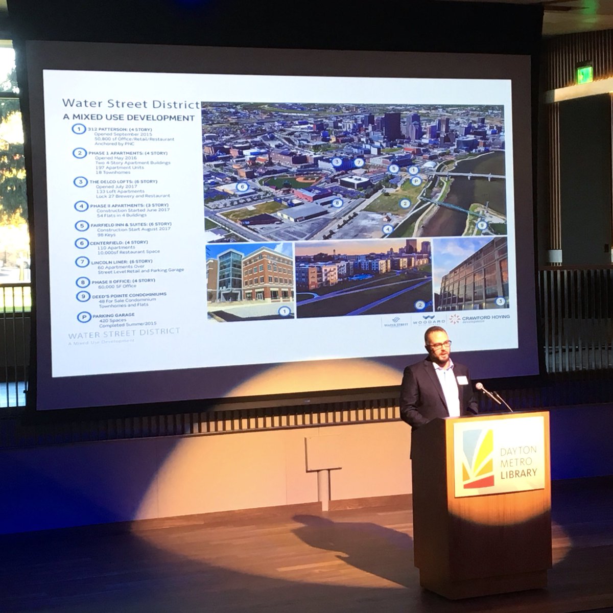 ChrisShawDYT's tweet photo. Great job @DowntownDayton !Today’s 2017  Special Improvement District Annual Meeting was full of exciting updates. It’s been a great year. https://t.co/4g4EU15cT6