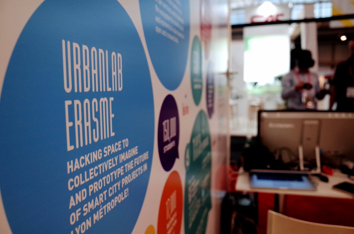 pvin's tweet photo. Cette semaine @erasme présente à #SCEWC17 les innovations d'usage @grandlyon avec ses partenaires et rencontre les acteurs du développement urbain @barcelona. A suivre sur https://t.co/T948THLNCC #unicite #polluscope #ludomuse https://t.co/sZkgNPTKoO