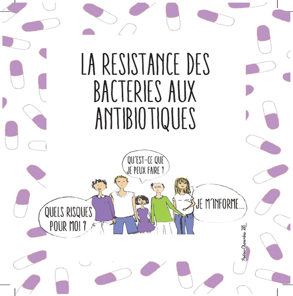 CPIASNA's tweet photo. La résistance aux antibiotiques, une très belle plaquette ludique à télécharger ici https://t.co/hRcXB4oodW #EAAD_FR #KeepAntibioticsWorking #AntibioticResistance https://t.co/m5SyUkc1ea