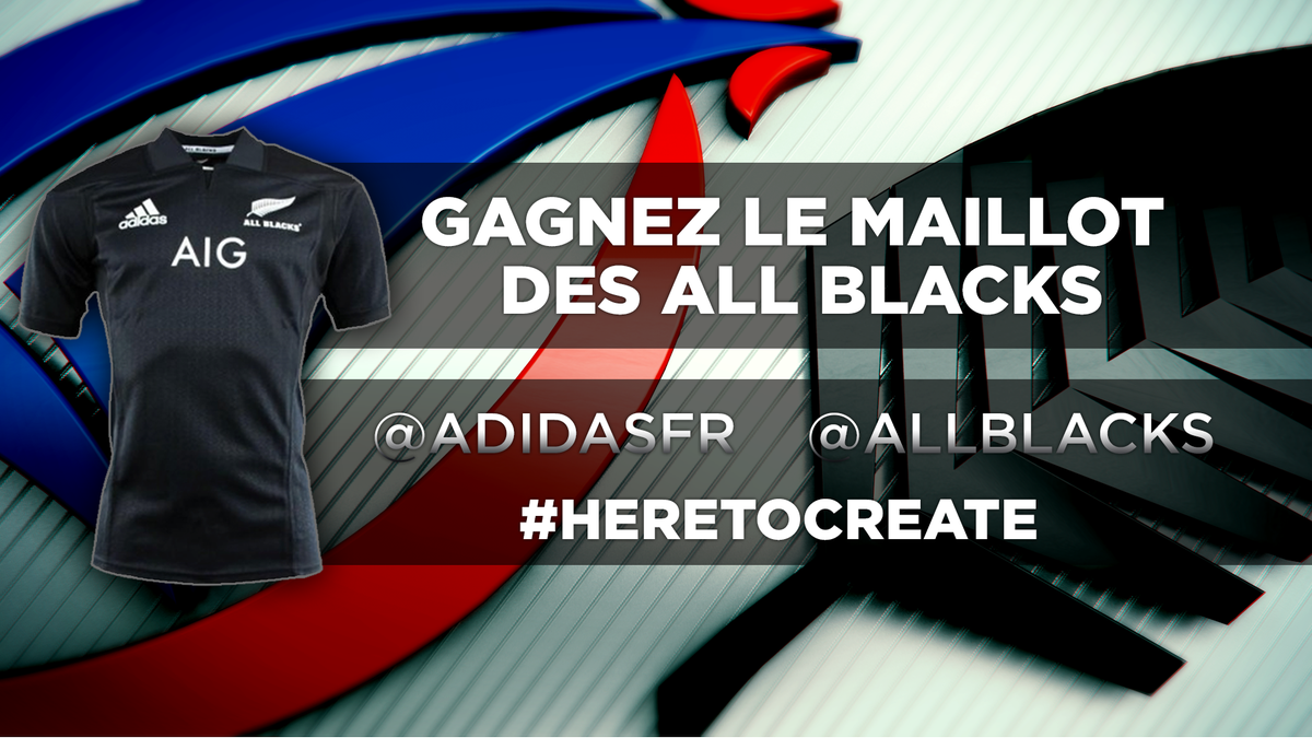 beinsports_FR's tweet photo. 🎁 RT ce message pour tenter de gagner le maillot @adidasFR des @AllBlacks !
🏉 Follow @beinsports_FR pour jouer
#FRANZ 🇫🇷🇳🇿  
#HERETOCREATE https://t.co/ozlMuuaJQl