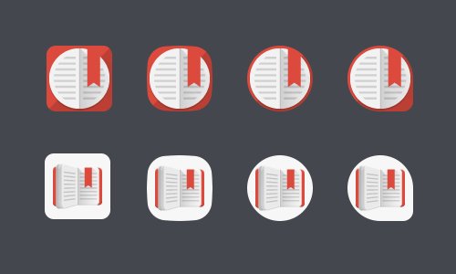 fbreader_ru's tweet image. Next version of #FBReader for android will include adaptive icon (that changes the shape according the system settings). Do you prefer round book, or current icon on the white background?