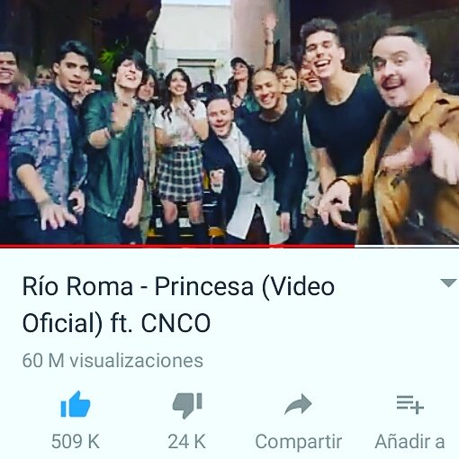 mariaan88690932's tweet photo. Woo #PrincesaVideo @RioRomamx @CNCOmusic con 60 millones Views es algo fantástico👸👸❤❤❤ https://t.co/x86HWOVYZA