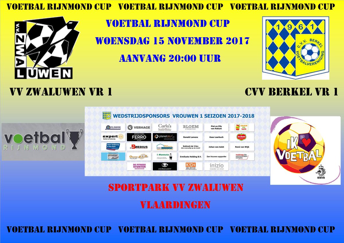 Morgen trapt Berkel af in de strijd om de <a href="/VRijnmCup/">VoetbalRijnmond Cup</a> en reist hiervoor naar Vlaardingen