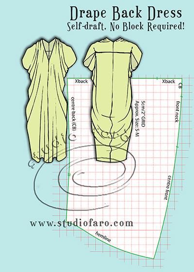 studiofaro's tweet photo. You can self-draft this pattern or buy my PDF download on the website. Pattern Puzzle - Drape Back Dress https://t.co/ujlzDnR0eb Ideal for summer relaxation. #PatternPuzzle #SelfDraft #PatternMakingInstructions #SewingPatterns #PDFpatterns https://t.co/uLA6tytGj3