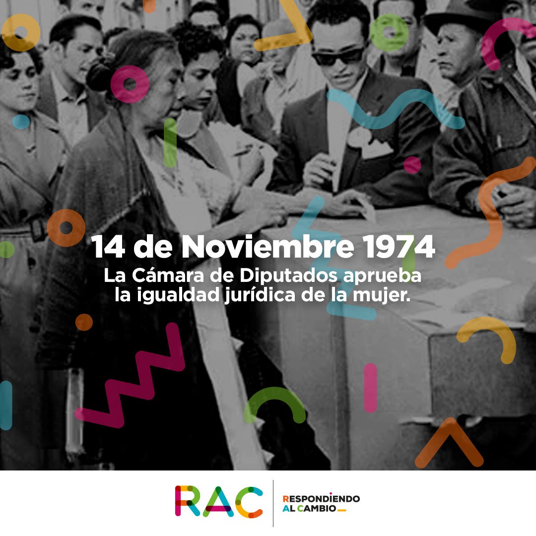 RACGuerrero's tweet photo. Han pasado tan sólo 43 años desde que en México se reconoció la igualdad jurídica de la mujer. https://t.co/l65RbmMgoE