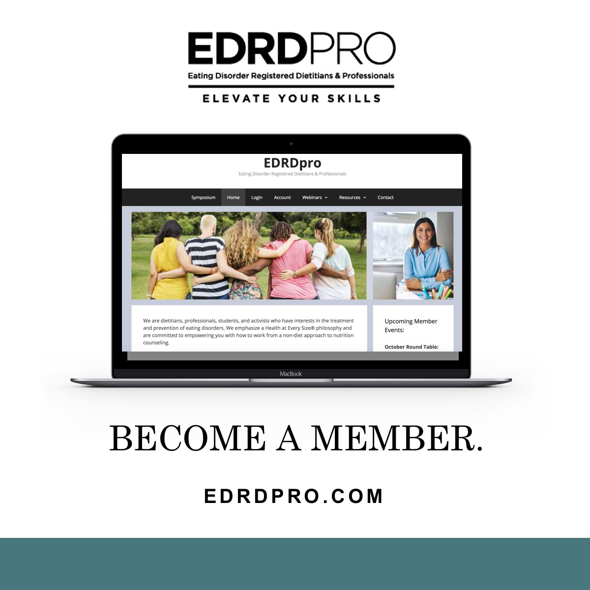 MyDietitian's tweet photo. Still not an EDRDpro member, but love the non-diet approach? Dietitians and eating disorder pros can join today for $1! https://t.co/BiUiMPHkJt #EDRDpro #dietitian #nutritionist #haes #bodypositive https://t.co/RHDI3IU1fu