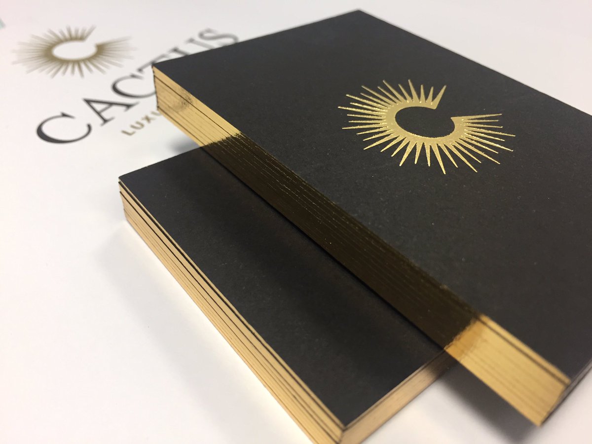 Hartgraph's tweet photo. Gorgeous luxury #businesscards just completed for our client. #goldfoil #whitefoil #giltedge #popset @Antalis_UK https://t.co/OLrGfeYAl3