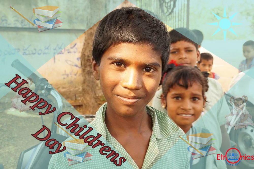 EtronicsT's tweet photo. You are the future of our great nation.
#EtronicsTechnologies Wishes to all children's
#HappyChildren'sDay https://t.co/Cg0YERh220