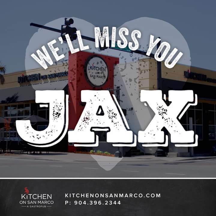Breaks my heart to hear this. You guys had a phenomenal run and you will be missed by us here <a href="/MannerJax/">Manner</a>.  All the best in your future endeavors. 

Best,

Your Hungry Friend

<a href="/KitchenonSanMar/">Kitchen on San Marco</a>