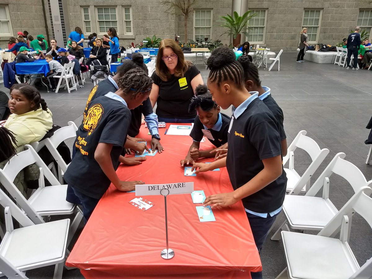 DCPSCompetes's tweet image. .@Savoy_ES Tigers show off their geography skills at the Geoplunge tournament.