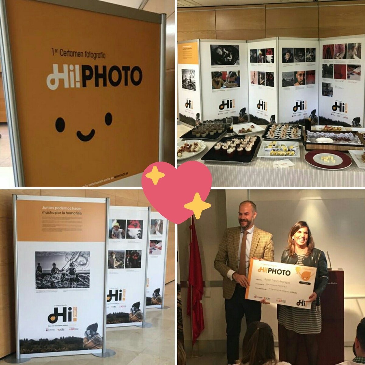 croqueta0's tweet photo. Hoy ha sido la entrega de premios del 1er certamen fotográfico de #hiphoto en el #hospitalLaPaz #hemofilia @fedhemo #sobi @hemofilia_cat @HavasHealthYou 🔝👌 https://t.co/9jSWvXg1BA