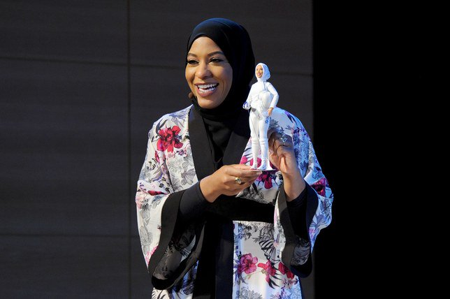 shanoates's tweet photo. New Barbie based on Olympic medalist Ibtihaj Muhammad. #hijab #shero #fencingrocks https://t.co/LSLj49xWvH
