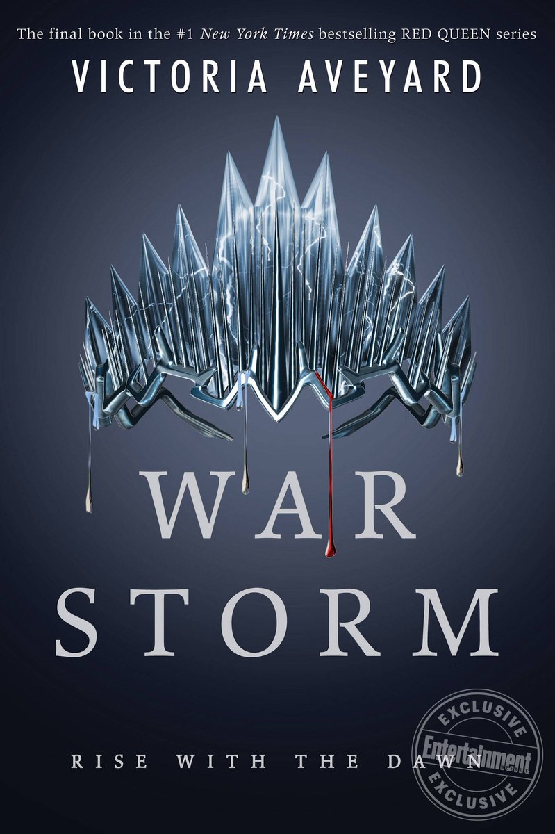 AuroraVermelha's tweet photo. Uma salma de palmas para esse livro, essa capa, esse final de Red Queen que vai deixar todos com saudades 👏🏻👏🏻👏🏻
#RiseWithTheDawn WAR STORM COVER REVEAL TODAY https://t.co/py7iTnHTke