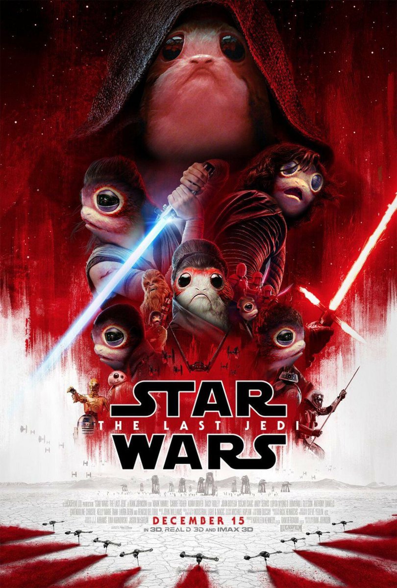 MarkHamill's tweet image. Those who foolishly dismiss these creatures, claiming "Porgs are the new Ewoks" are simply ignoring their versatility and impact on our cinematic history. I can say from experience they steal every scene they're in! #PreposterousPorgasborg