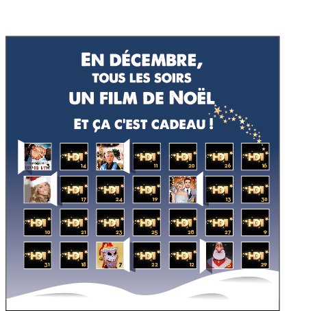 TF1Pro's tweet photo. ÉVÉNEMENT 

En décembre, tous les soirs un film de Noël sur @HD1tv 🎄🎁🤶🎅 https://t.co/ErS24Ihovp