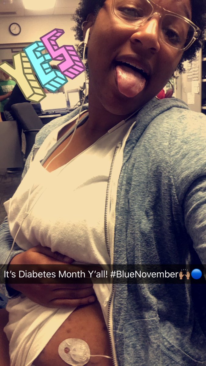 ShayBizIll's tweet photo. #BlueNovember #DiabetesMonth #HalfRobot #PumpLife #MedtronicMiniMed ๐๐ฝ๐ฏ๐ต https://t.co/phyGlM91mD